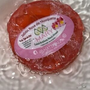 Jabón rosa de mosqueta