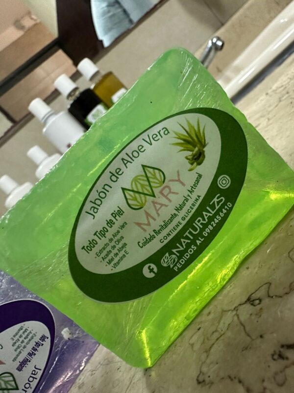 Jabón de aloe vera