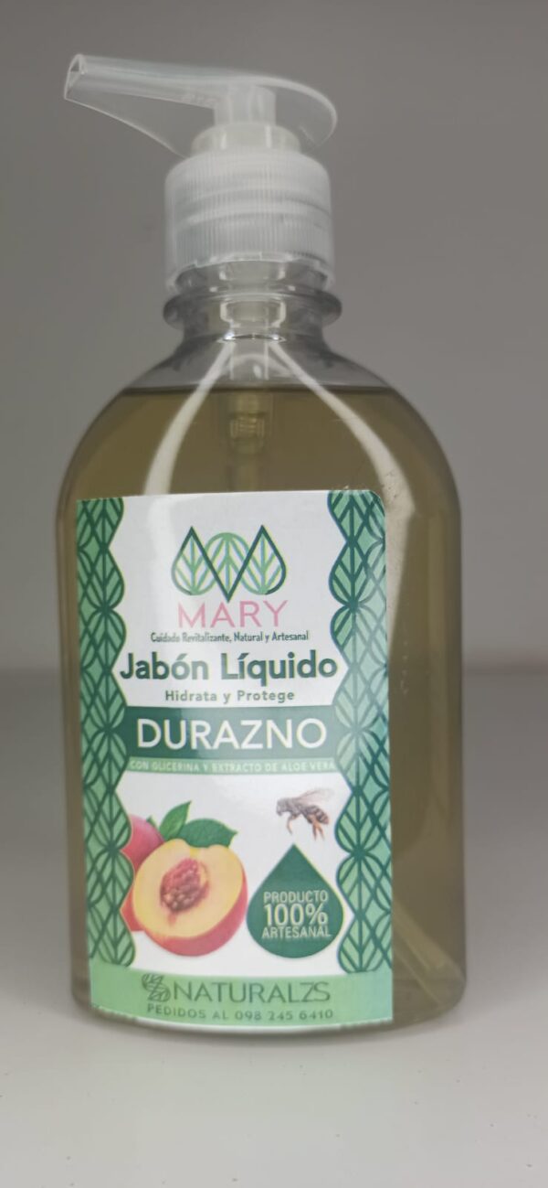 Jabón líquido de durazno