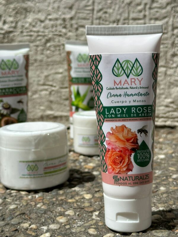 Crema de lady rose con miel de abeja